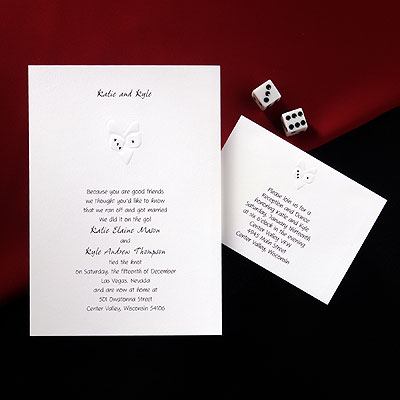 Unique Wedding Invitation Wording on 2006 An E Book Titled 101 Las Vegas Wedding Invitation Wording
